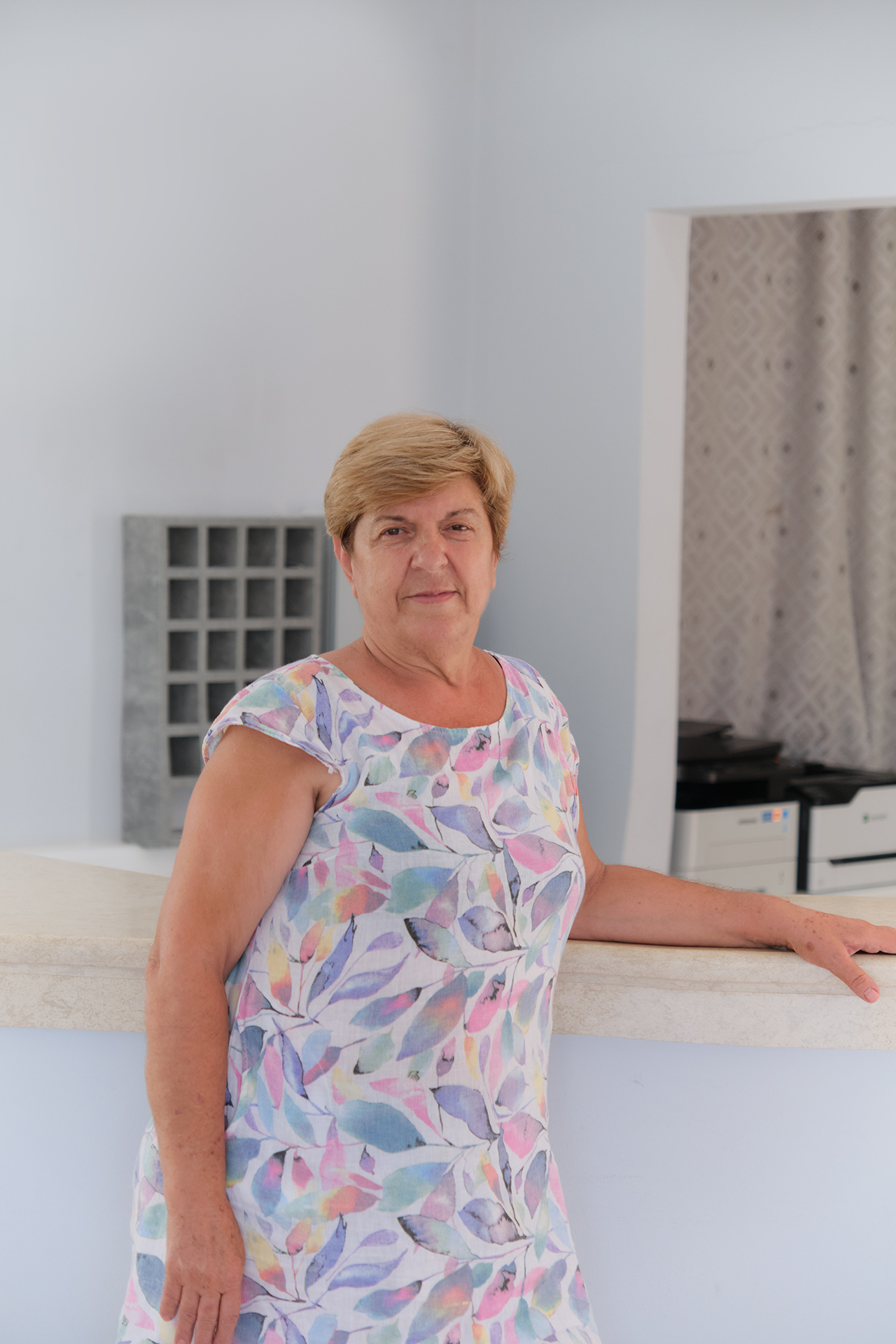 Toula, your host at Hotel Defkalion